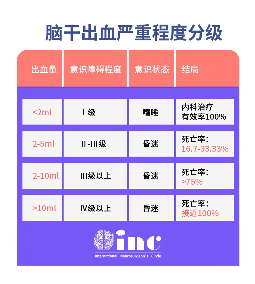 腦干出血嚴(yán)重程度分級(jí)